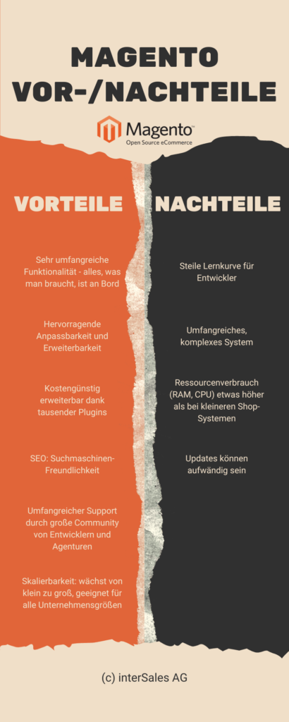 Die Vorteile und Nachteile von Magento im Überblick